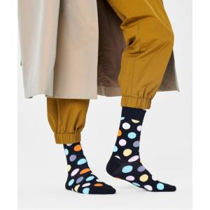 靴下 レディース Happy Socks BIG DOT クルーソックス 10201101｜ZOZOTOWN Yahoo!店