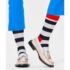 靴下 レディース Happy Socks Stripe クルーソックス 10201104｜ZOZOTOWN Yahoo!店