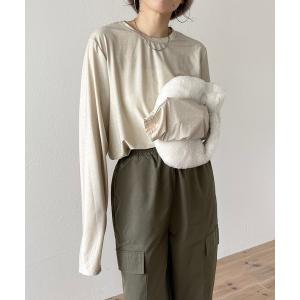 tシャツ glitter disco long tee / 程よいラメ感が使いやすいグリッターディスコロングTシャツ レディース メンズ
