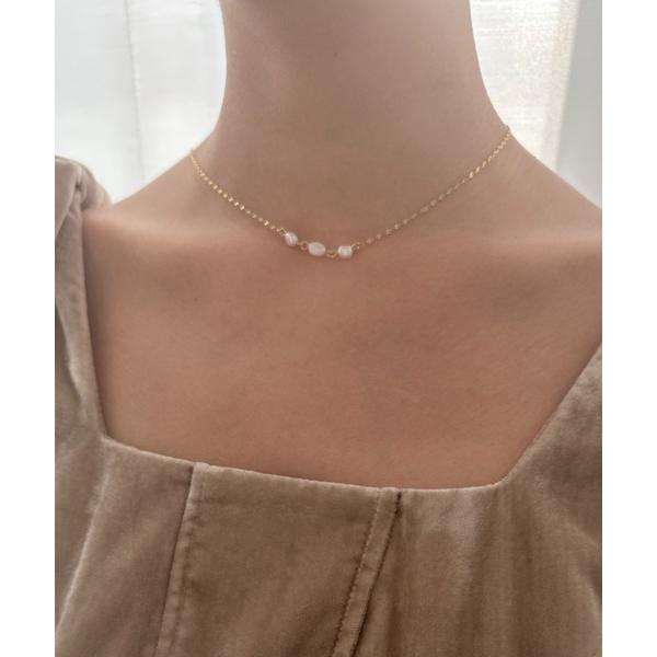 ネックレス レディース double chain Baroque necklace