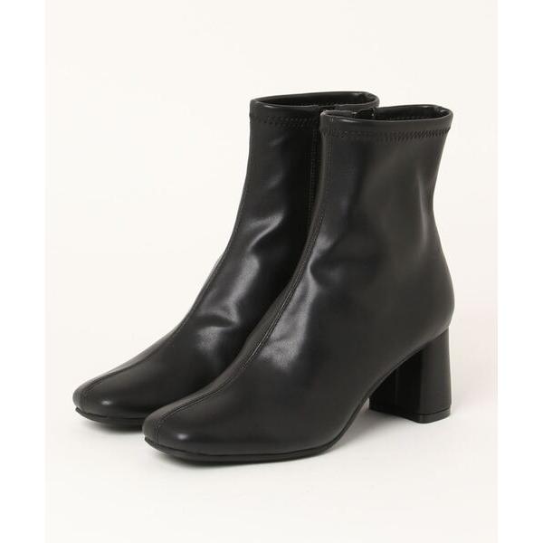 ブーツ ストレッチショートブーツ レディース