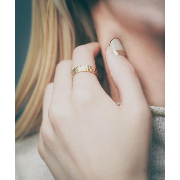 指輪 リング sterling silverフリーサイズ 錆槌目リング レディース メンズ