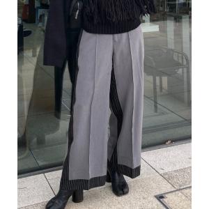パンツ スラックス Stripe line pants レディース
