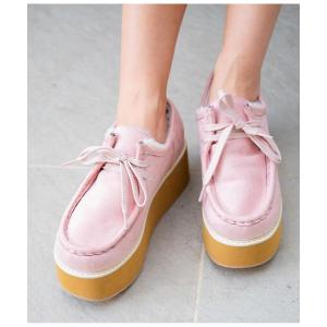 デッキシューズ モカシン 中ボア厚底モカシンショートブーツ レディース