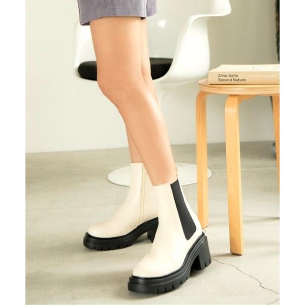 ブーツ 「REZOY」モールドタンクソールサイドゴアブーツ レディース