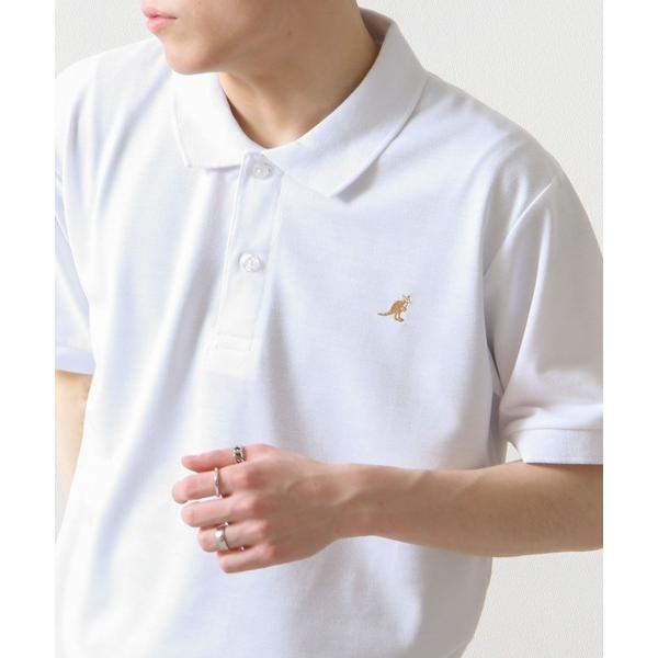 「KANGOL」 半袖ポロシャツ - ホワイト メンズ