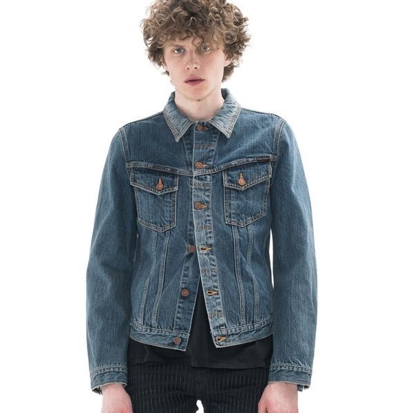 「Nudie Jeans」 デニムジャケット S インディゴブルー メンズ