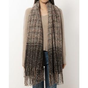 ストール マフラー カシュネ cache nez / ツイードストール レディース