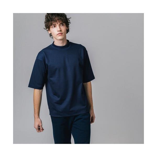 「LACOSTE」 半袖ニット 2 ネイビー メンズ