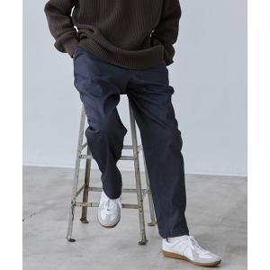 スラックス 極楽裏起毛ツイルワイドテーパードパンツ メンズ