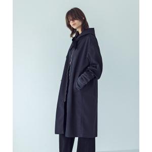 レディース nylon sash hooded volume sleeve coatの商品画像