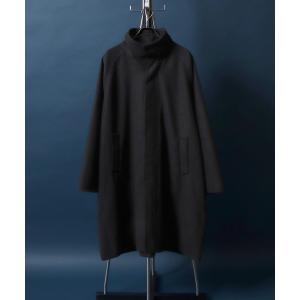 ステンカラーコート コート ANPAS Melton Oversized Stand Coat/ANPAS 別注 メルトン オーバーサイズ スタンド