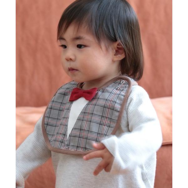 スタイ よだれかけ COCOWALK:おめかしスタイ(チェック)