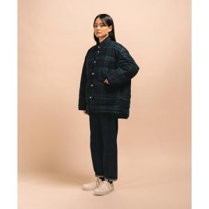 アウター レディース WOOL BLACKWATCH BIG QUILT MICKFIELD JACKET WOMENS / ウール ブラックウォッチ｜zozo