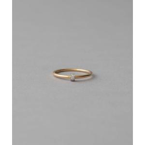 ete（エテ） 指輪 リング K18MPG レイヤード ダイヤモンド クロス