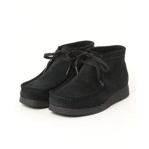 デッキシューズ Clarks クラークス WALLABEEEVO BT メンズシューズ(ワラビーエヴォブーツ) 26172823 ブラックスエード メ