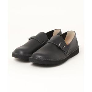 スリッポン organic handloom オーガニックハンドルーム BENGAL「本革」メンズ レザースリッポンシューズ ベルトデザイン(ベンガル
