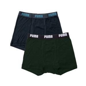ボクサーパンツ PUMA プーマ 子供用 ボクサーパンツ 前開き 2枚セットブランドロゴ 快適インナー ブリーフ 下着 キッズ 子供 男の子