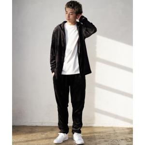 パジャマ 「FRUIT OF THE LOOM/フルーツオブザルーム」ボア　ジップパーカーセット 　ルームウェア 　Wジップ　パジャマ メンズ レディ