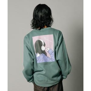 トレーナー スウェット 「84」フレンチロゴ刺繍 裏毛 クルーネック
