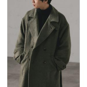 EMMA CLOTHES チェスターコート コート オーバーサイズメルトン EMMA CLOTHES チェスターコート コート オーバーサイズメルトン