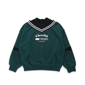 トレーナー  ラインリブドッキングトレーナー キッズ 子供服 女の子