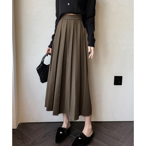 スカート フレアプリーツスカート