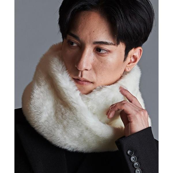 ストール マフラー 「NO ID.」Fake Fur Twist Snood / フェイク ファー ...