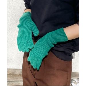 手袋 「HIKA/ヒカ」シンプルリブニットリブニットグローブ レディース メンズ