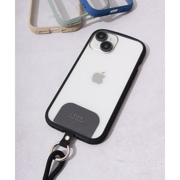 モバイルケース メンズ iPhone15/14兼用背面型ケース i.Style Shoulder B...