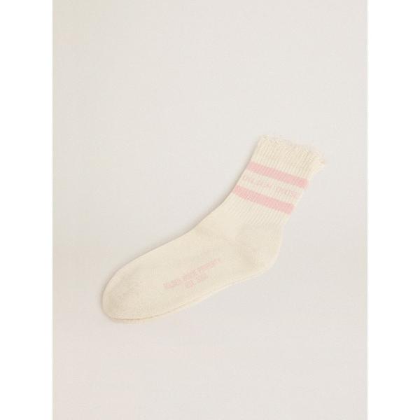 靴下 SOCKS HIGH RIB/ STRIPES/GOLDEN GOOSE/ RIPPED CO...