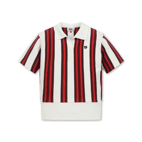 ニット セーター WOMENS カラーブロックバリアント 半袖セーター レディース