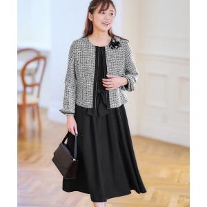 セットアップ 洗える！ロングワンピセレモニースーツ レディース