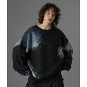 セーター ニット ASSORT VOLUME MIX SHAGGY KNIT / アソートボリュームミックスシャギーニット メンズ レディース
