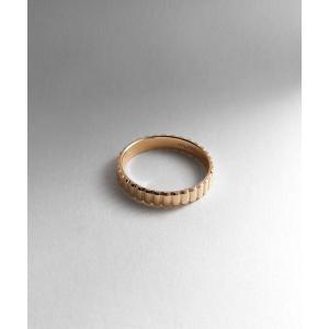 K18 透かし アンティークデザイン ダイアモンド リング 18金 18k