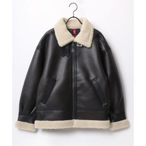 コート ムートンコート レディース ALPHA INDUSTRIES/アルファインダストリーズ B-3 FAKE MOUTON JACKET/オーバー｜zozo