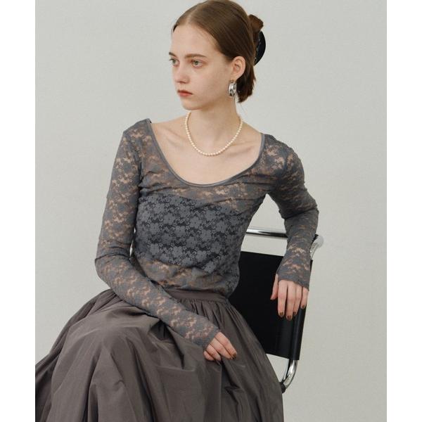 tシャツ 2way lace top／2wayレーストップス レディース