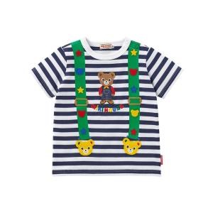 MIKI HOUSE（ミキハウス） tシャツ プッチー＆うさこ ロゴ刺繍半袖T