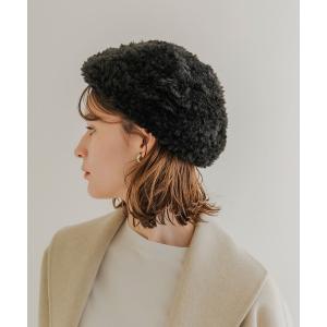 帽子 レディース ファーニットベレー