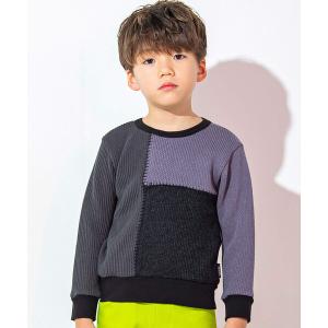 トレーナー  配色切り替えジャージーダブルフェイストレーナー(100~160cm) キッズ 子供服 男の子