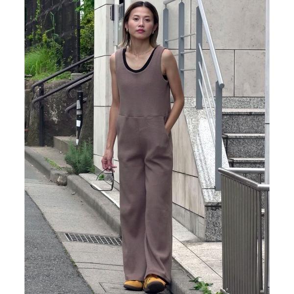 サロペット オーバーオール OVERALL/ROIAL(ロイアル)ワイドフレアシルエットオーバーオー...