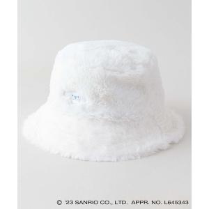 レディース 帽子 ハット 「SANRIO/サンリオ」ボア　バケットハット 　クロミ　シナモロール　キャラ 　ワンポイント　 刺繍｜zozo