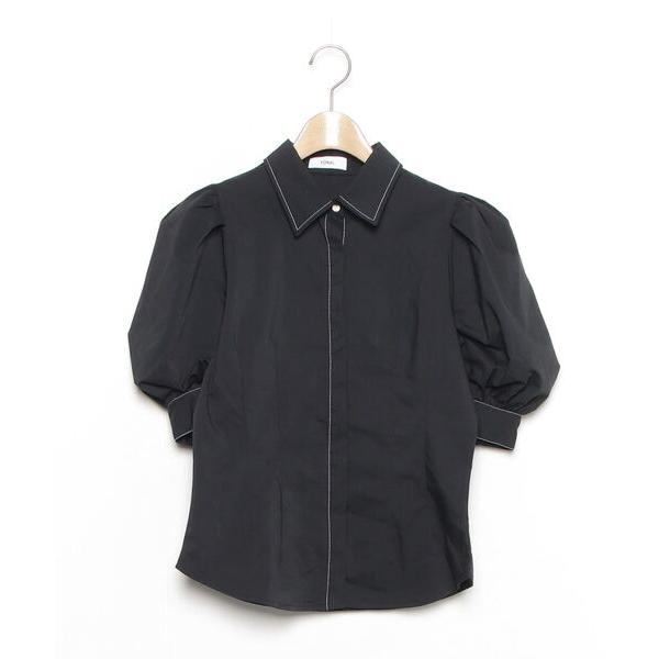 レディース 「TONAL」 半袖シャツ 38 ブラック