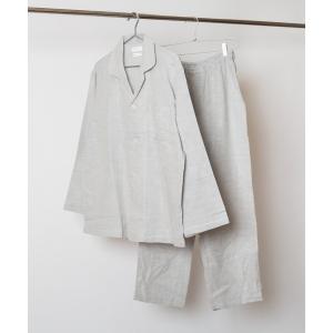 パジャマ 「arakawa1886」オーガニックコットン2重ガーゼ無地 パジャマ メンズ