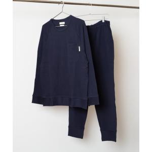 パジャマ 「arakawa1886」パンケーキニット無地　パジャマ メンズ