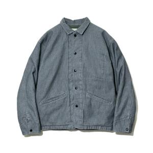 AOZORA（アオゾラ） オーバーオール サロペット 刺し子デニム中綿