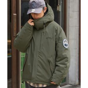 メンズ ダウン ダウンジャケット PENFIELD/ペンフィールド 別注 2WAYビッグシルエットマウンテンショートパディングジャケット「撥水・防風」｜zozo