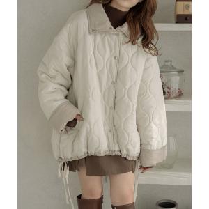 ブルゾン アウター reversible quilting jacket / リバーシブルキルティングジャケット レディース