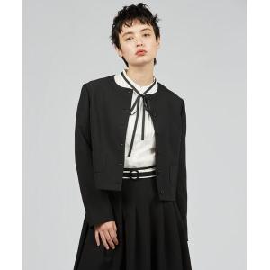 新品未使用　agnes.b JW63 VESTE　ウールノーカラージャケット agnes b.（アニエスベー） ジャケット ノーカラージャケット U700