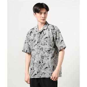 メンズ 「BEAMS LIGHTS」 半袖シャツ LARGE ブラック｜zozo